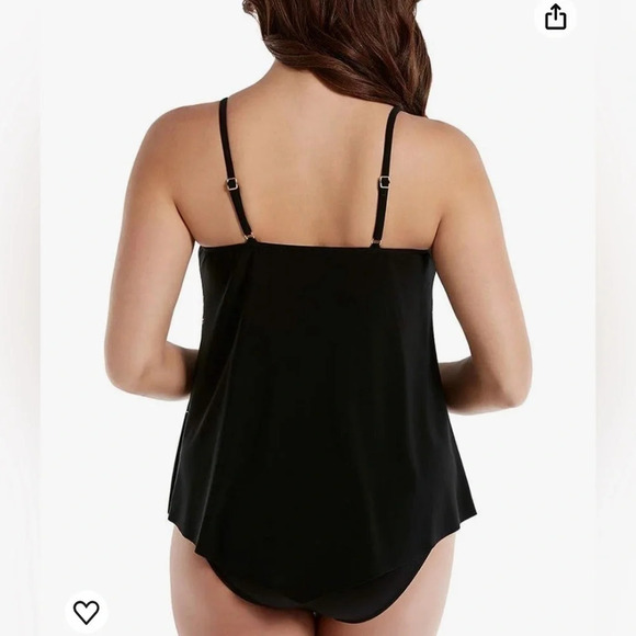 Miraclesuit Lionessa Kiara Tankini top size 10 - Picture 3 of 10